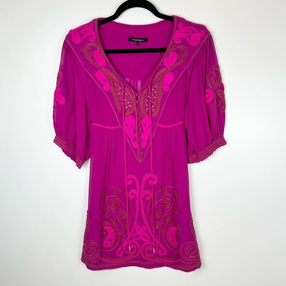 Nanette Lepore Tops - Nanette Lepore Silk Y2K Blouse